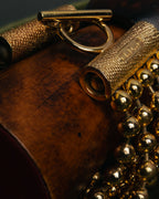 -SPECIAL- “Christian Dior” 70’s-80’s Five strand gold ball chain bracelet