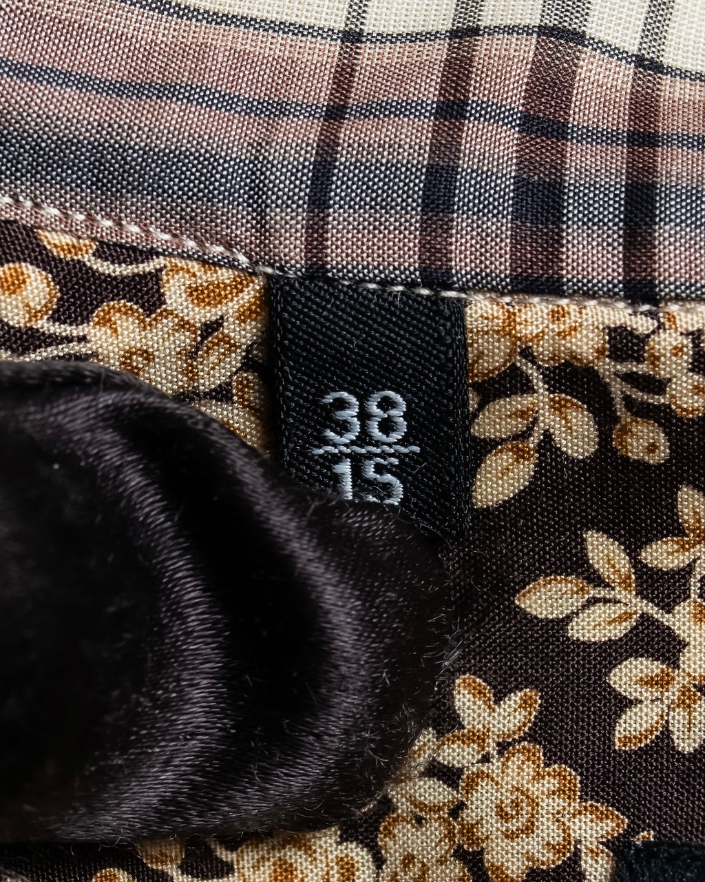 "GUCCI" Floral and checkered western shirt