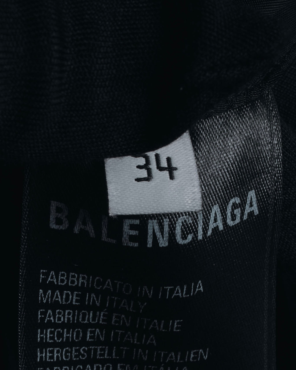 BALENCIAGA 2022春夏影子字母宽松休闲裤