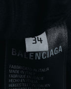 BALENCIAGA 2022春夏影子字母宽松休闲裤