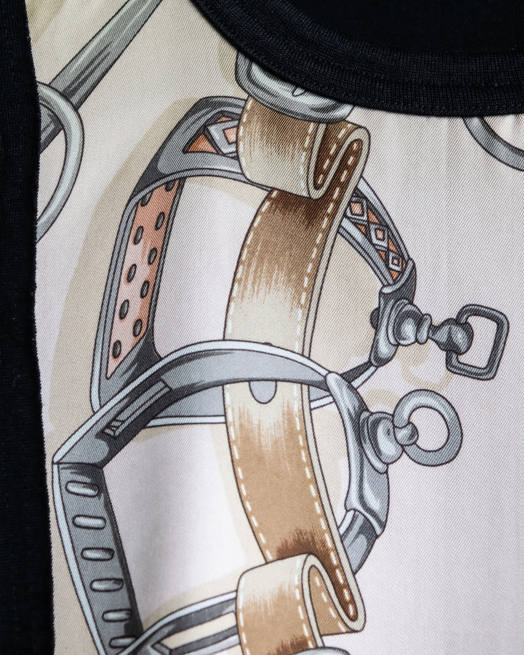 "COMME des GARCONS" Belt pattern docking design knit sew