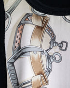 "COMME des GARCONS" Belt pattern docking design knit sew