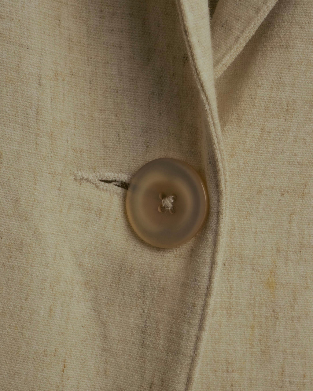 -MOOD Vintage Collections- 90’s-00’s Single button linen blend jacket