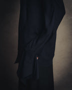 –SPECIAL– “BALENCIAGA” 2016 season Scarf collar extended sleeve blouse