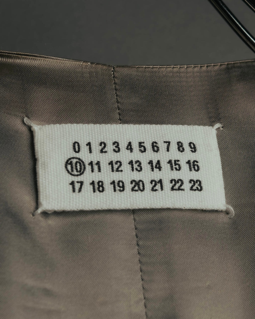 -SPECIAL- “Maison Martin Margiela” 07SS Studded wool leather tailored vest