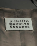 -SPECIAL- “Maison Martin Margiela” 07SS Studded wool leather tailored vest