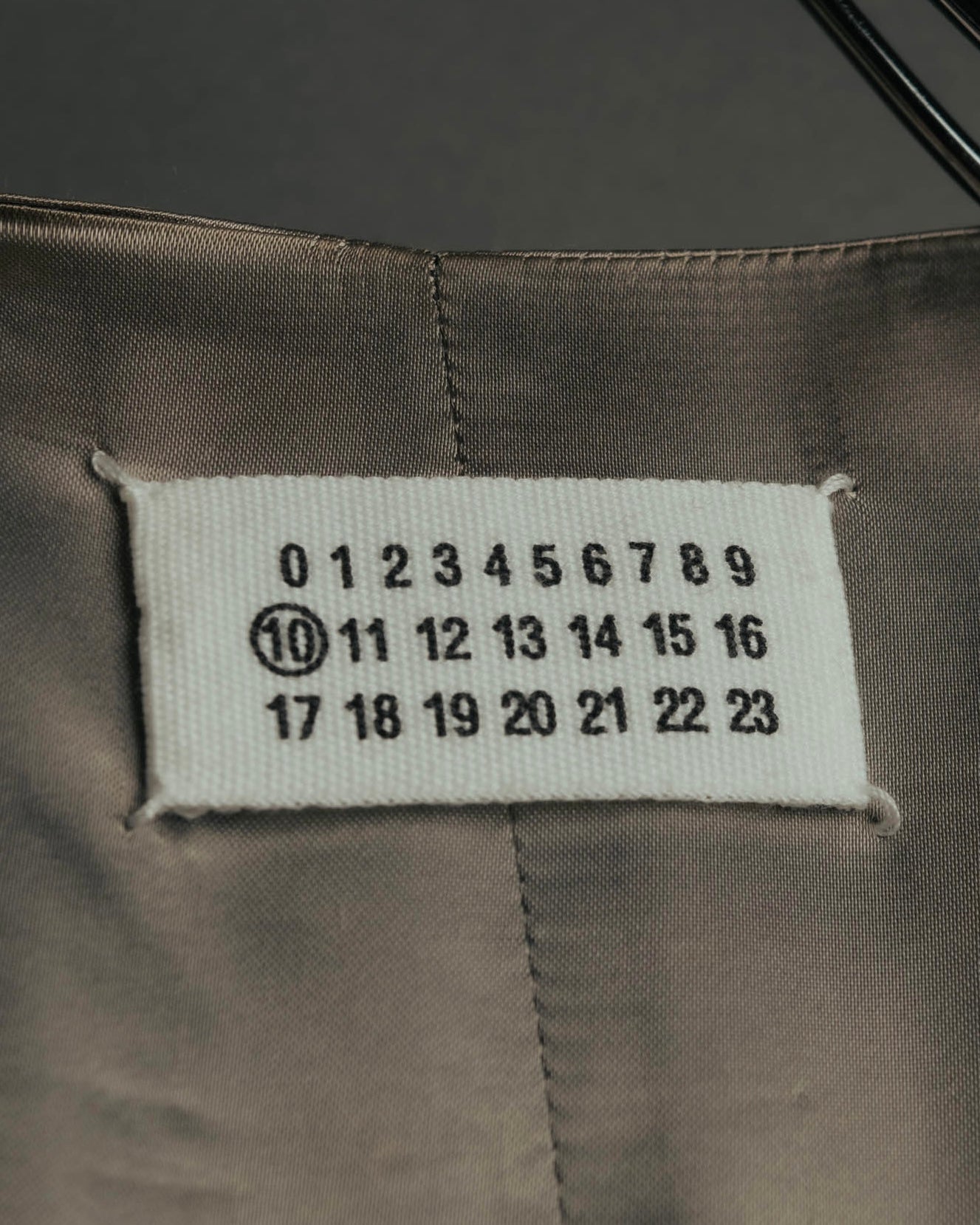 -SPECIAL- “Maison Martin Margiela” 07SS Studded wool leather tailored vest