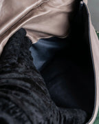 "BALENCIAGA" Three-way chain leather shoulder bag