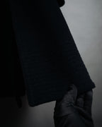 –SPECIAL– “Christian Dior” 80’s-90’s Angora blend sailor collar A-line coat