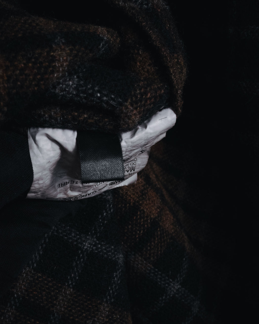 "COMME des GARCONS HOMME"
13AW Wool duffle coat with hood and toggle closures