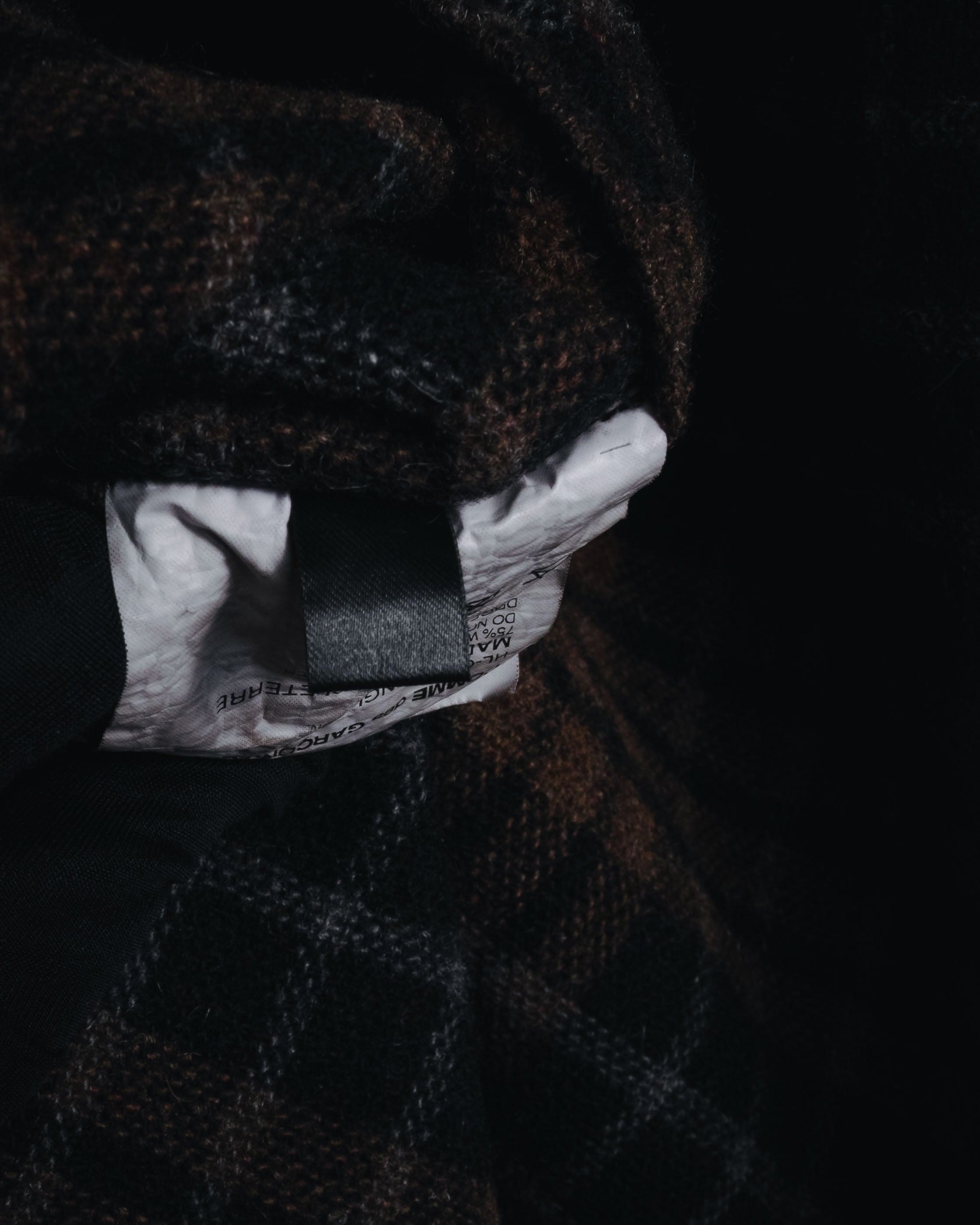 "COMME des GARCONS HOMME"
13AW Wool duffle coat with hood and toggle closures