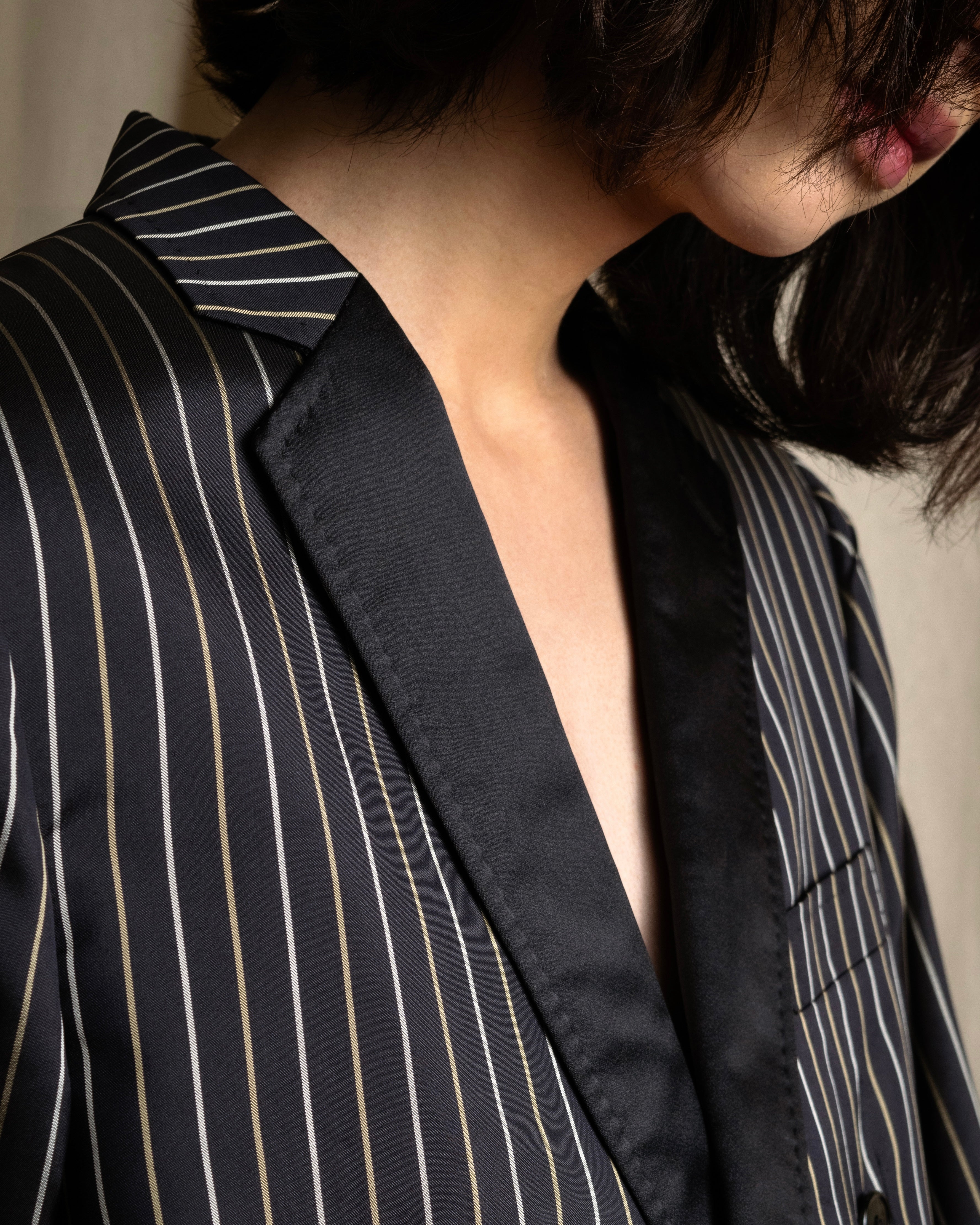 "Dolce & Gabbana" Silk design double-breasted tailored jacker