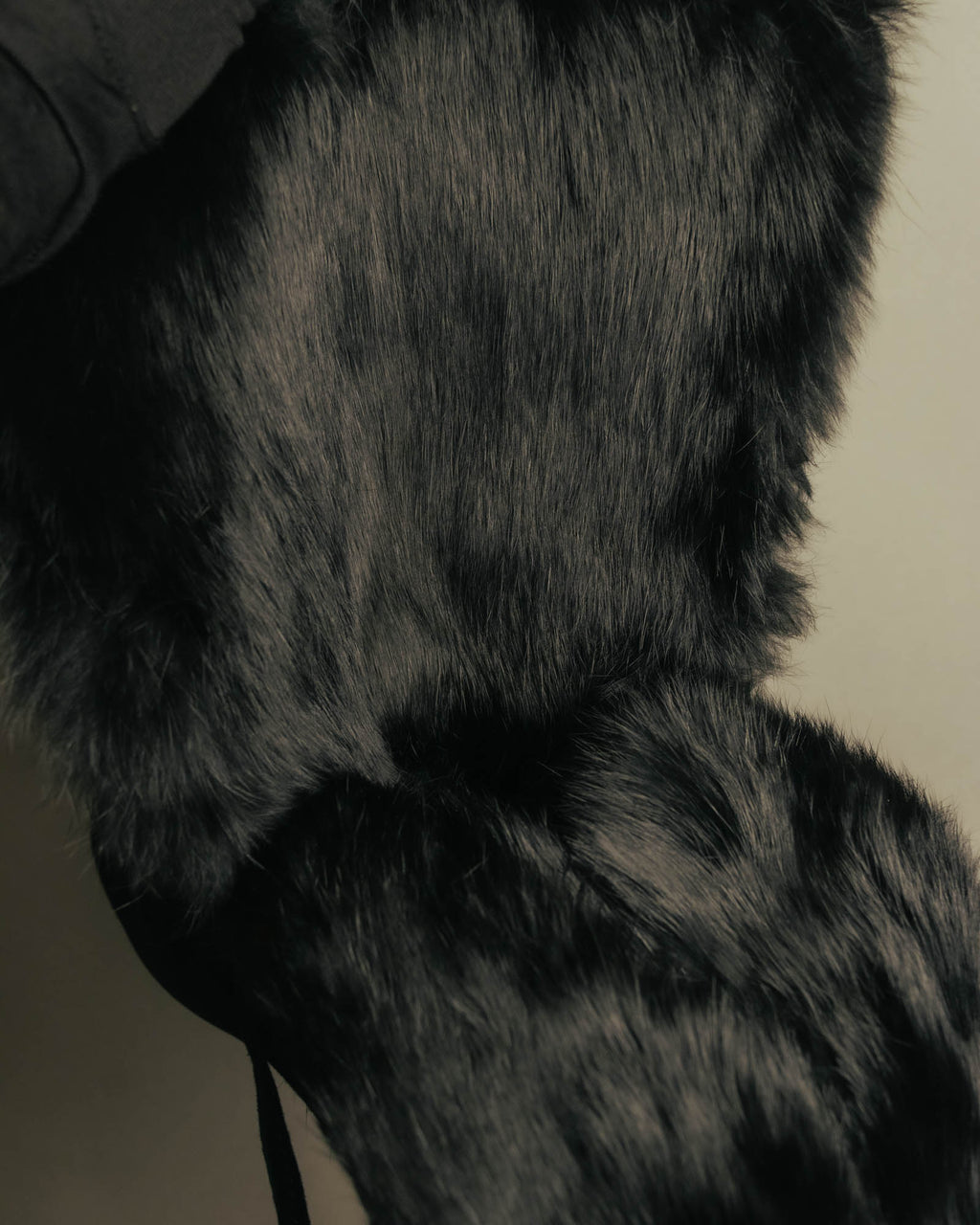 “YVES SAINT LAURENT“ Fur trimmed suede winter boots