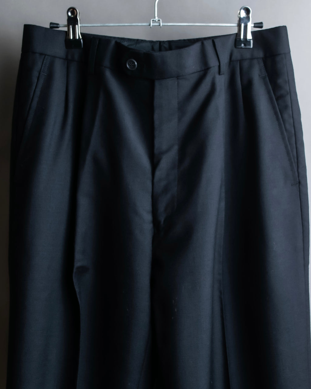 "Christian Dior" Mohair blend straight silhouette slacks