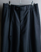 "Christian Dior" Mohair blend straight silhouette slacks