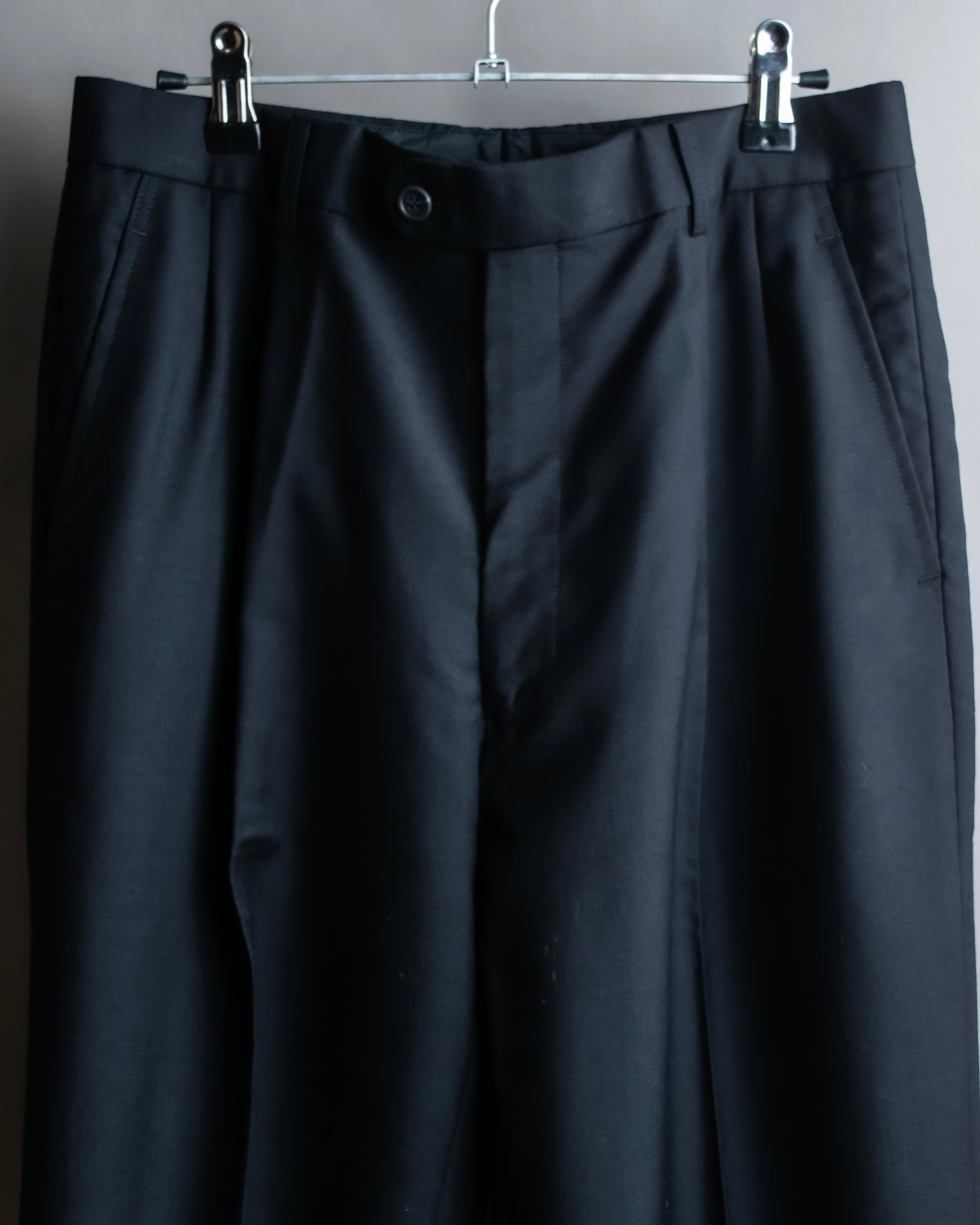 "Christian Dior" Mohair blend straight silhouette slacks