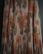 "RED VALENTINO" 19-20’s Floral pleated skirt with tulle hem