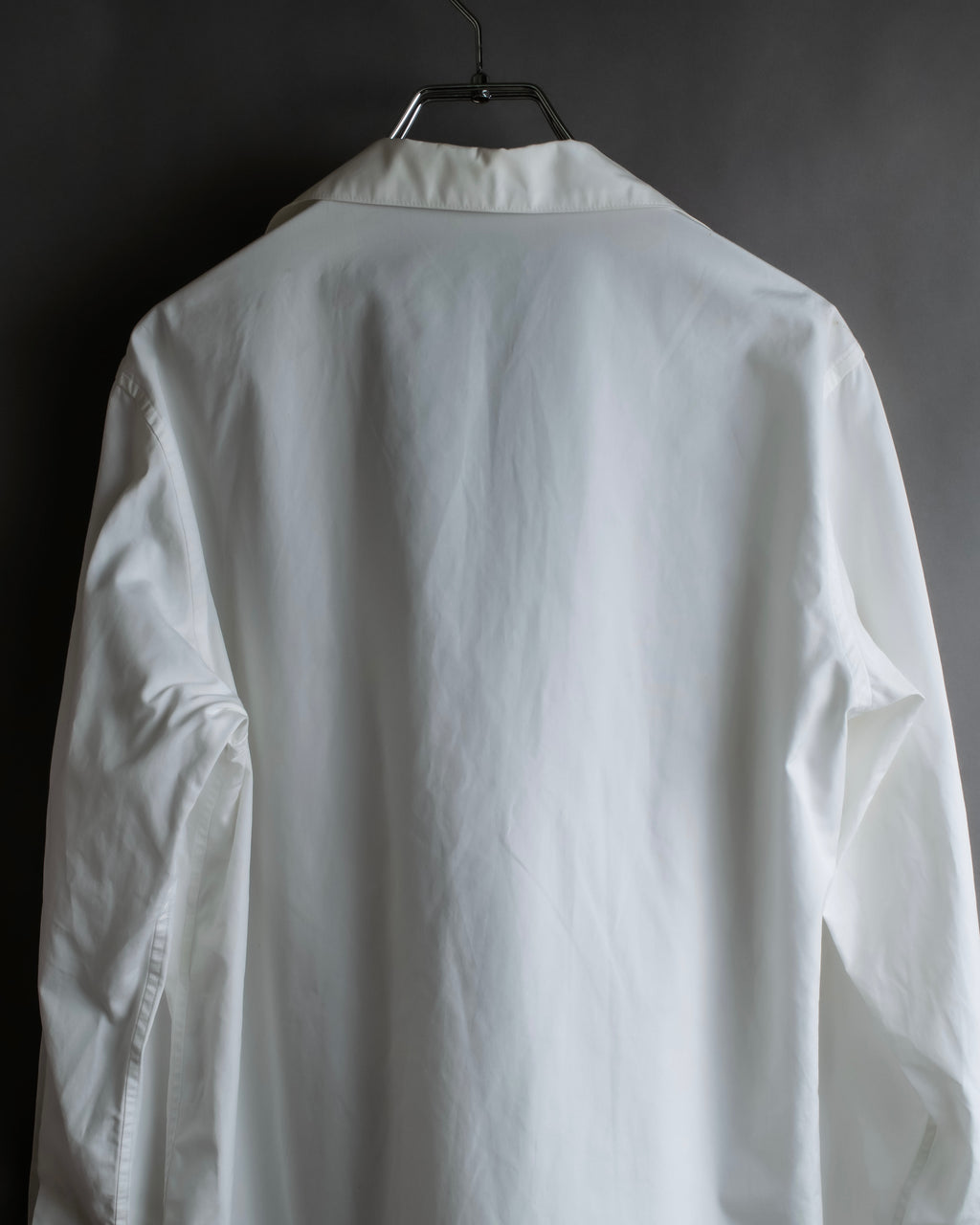"YOHJI YAMAMOTO" 12SS Folded front panel cotton shirt