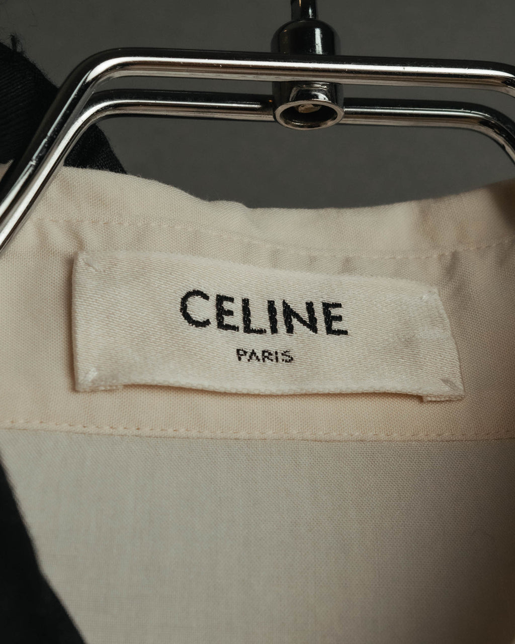 “CELINE” 2019-2024 Short length viscose shirt