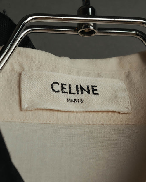 “CELINE” 2019-2024 Short length viscose shirt