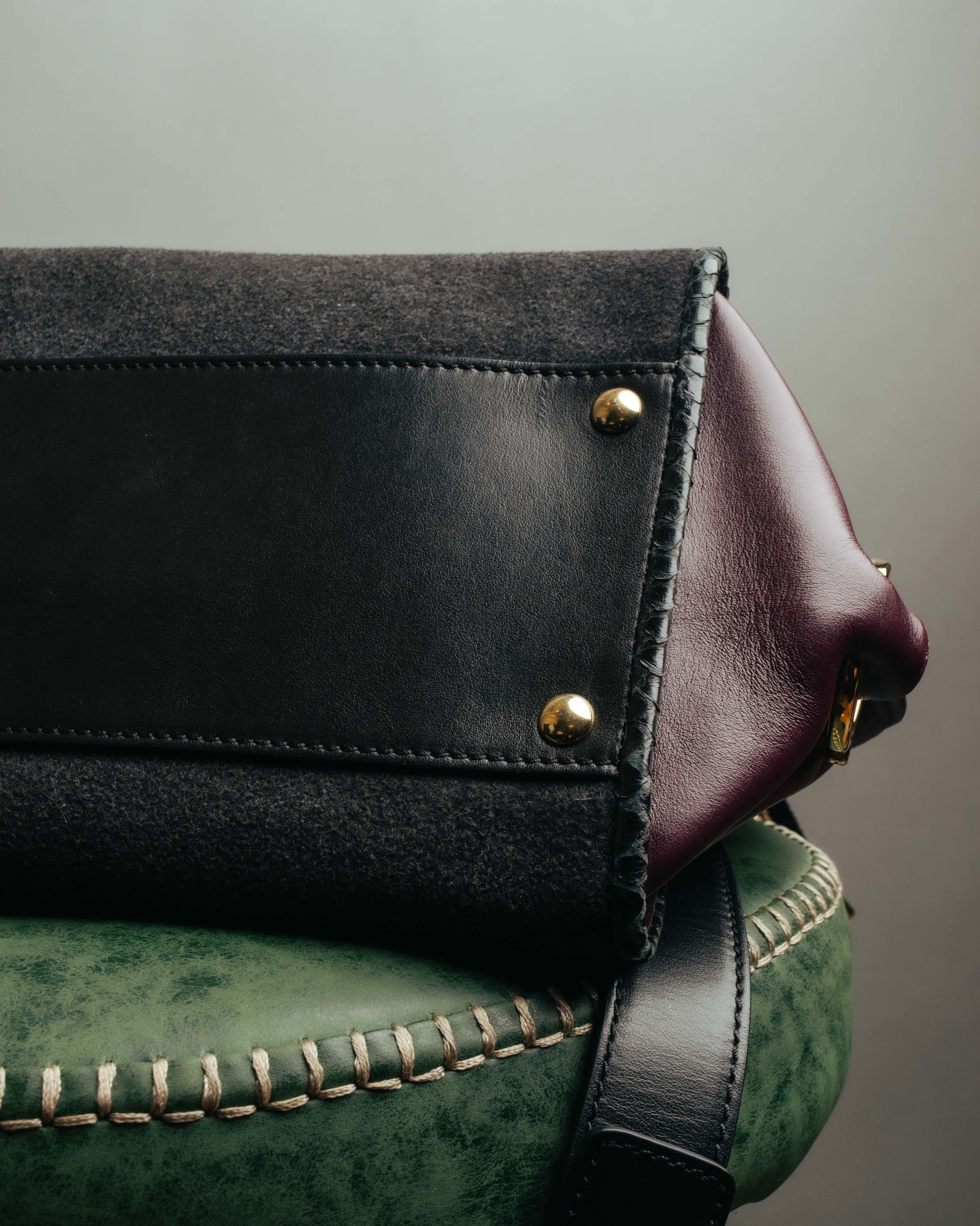 -SPECIAL- “Salvatore Ferragamo” 2019-21 Mixed material Sofia top handle bag