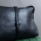 "BURBERRY" Silver parts rope fastening design leather crossbody shoulder bag