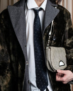 "COMME des GARCONS HOMME" Square small pattern motif necktie