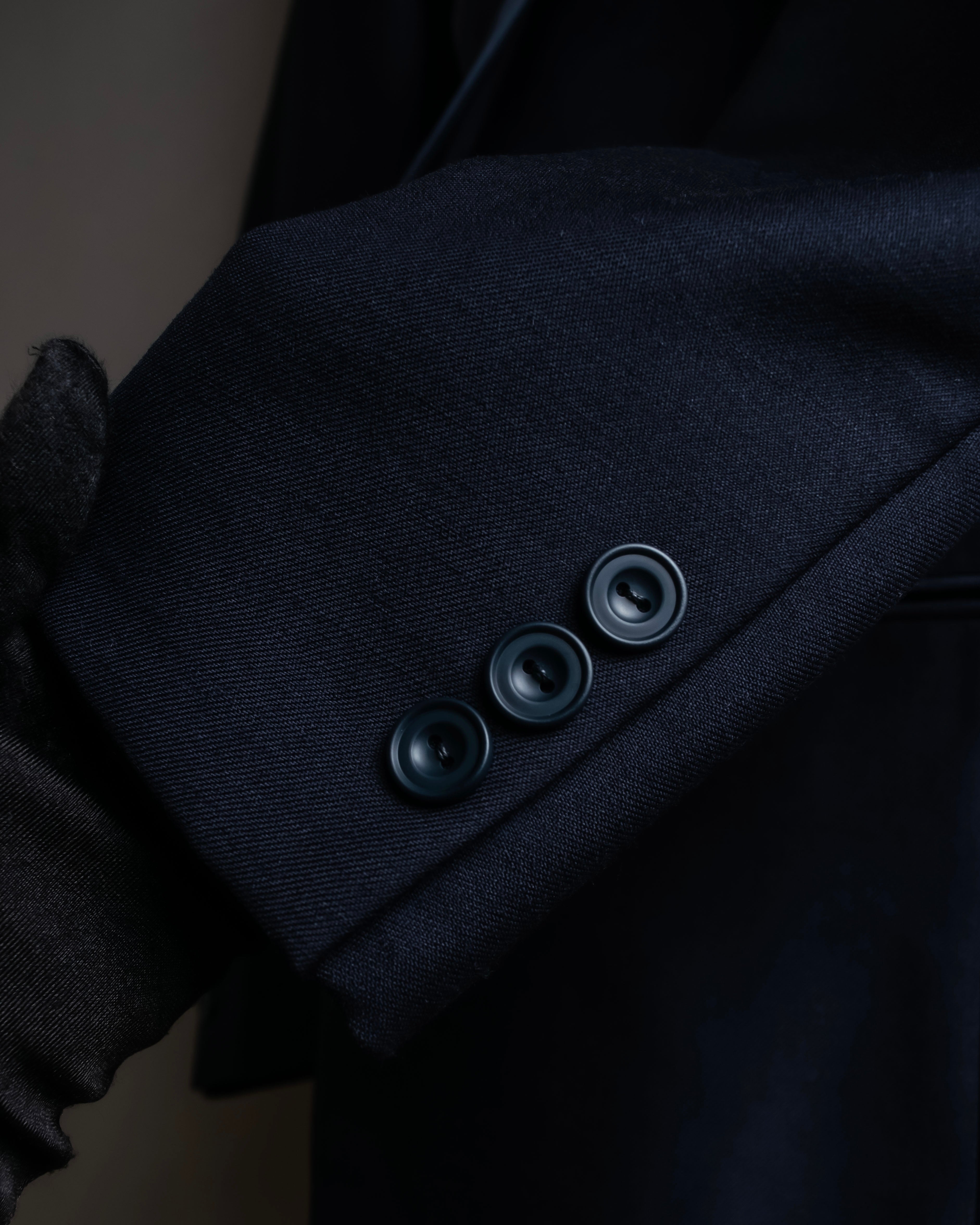 "CHRISTIAN DIOR MONSIEUR" Satin switching design tuxedo dress set up