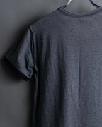 "DOLCE & GABBANA" Black and grey bicolor short sleeve T-shirt