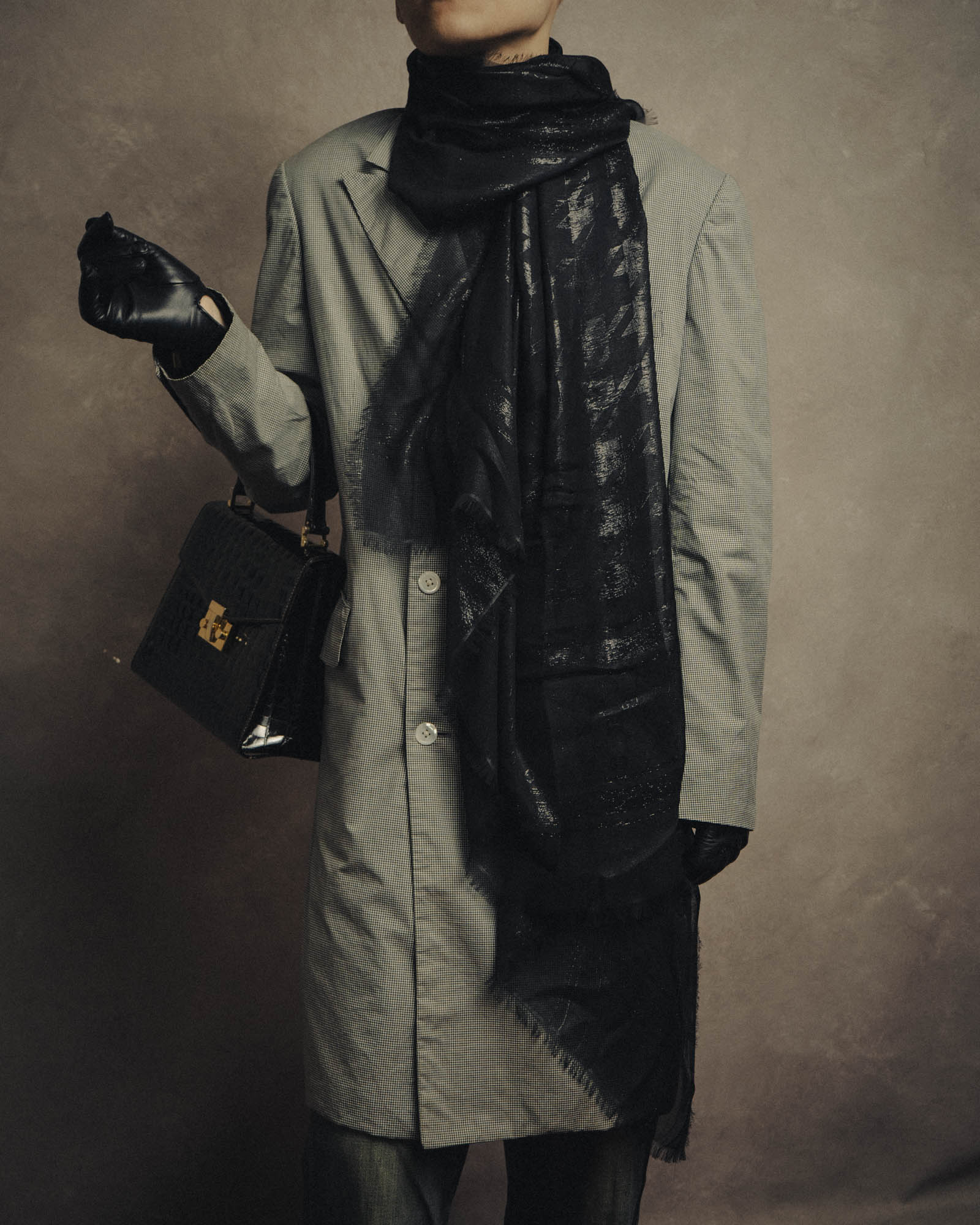 -SPECIAL- “GUCCI” 2013’s-2016’s Metallic jacquard silk stole