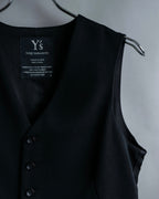 “Y‘s” Tail coat detailed vest
