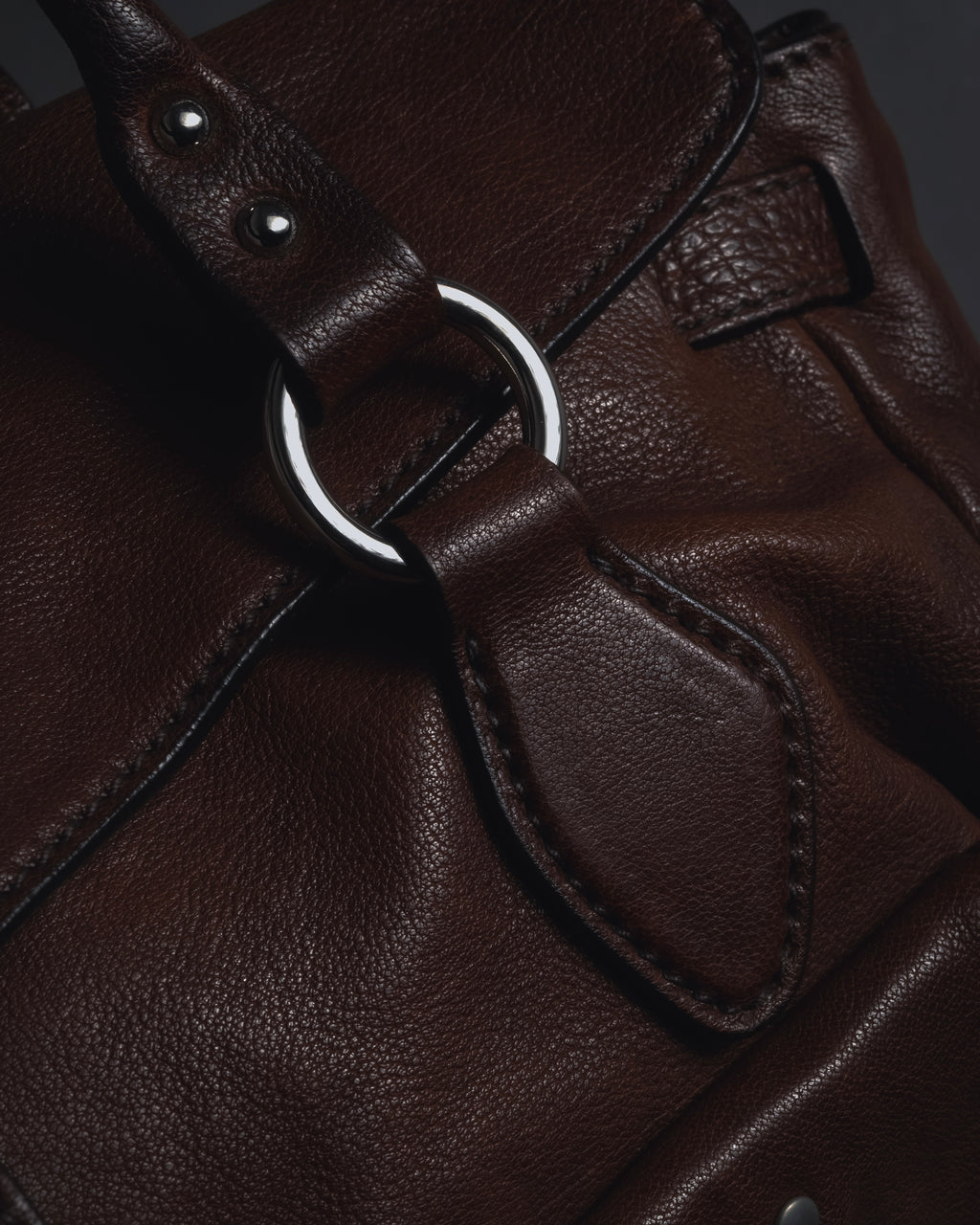 "JIL SANDER" 90’s-00’s Functional pocket leather satchel bag