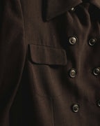 "GUCCI" 90's Classically tailored double-breasted coat