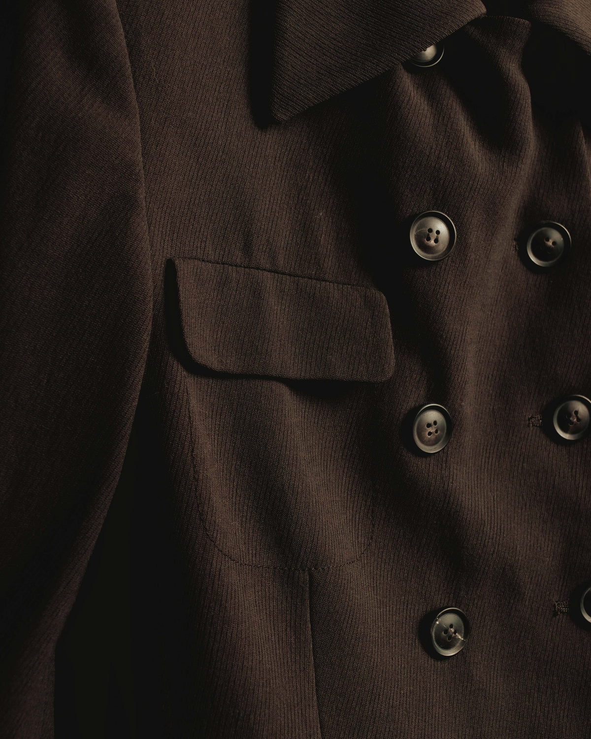 "GUCCI" 90's Classically tailored double-breasted coat