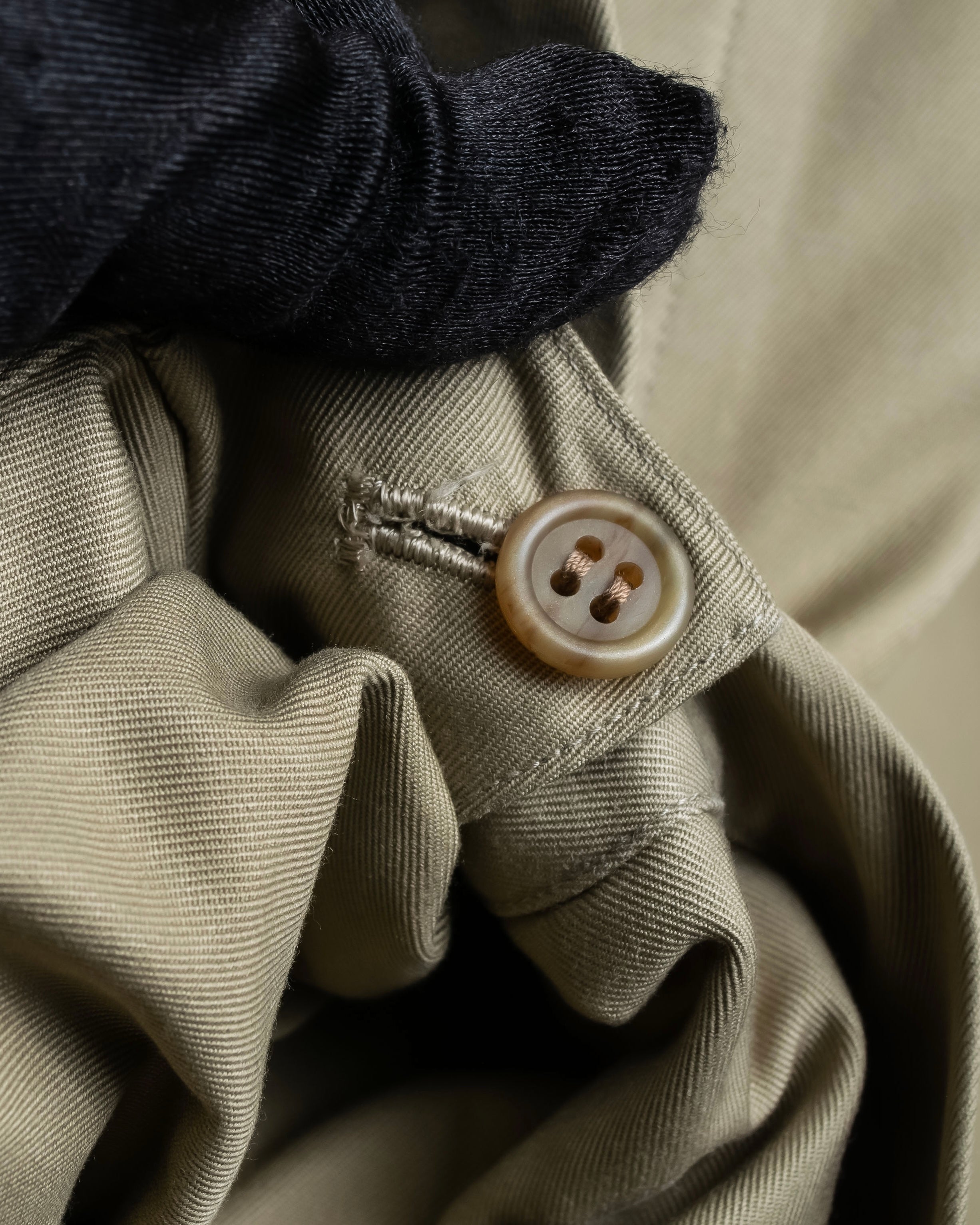 "BURBERRYS" Military detail long trench coat