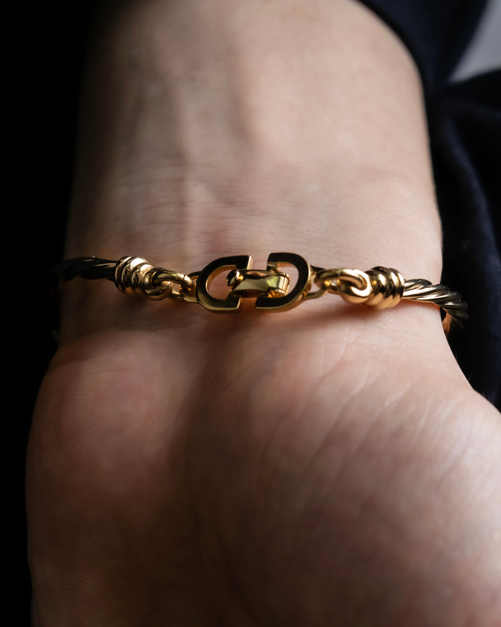 "DIOR" Twisted antique design bracelet