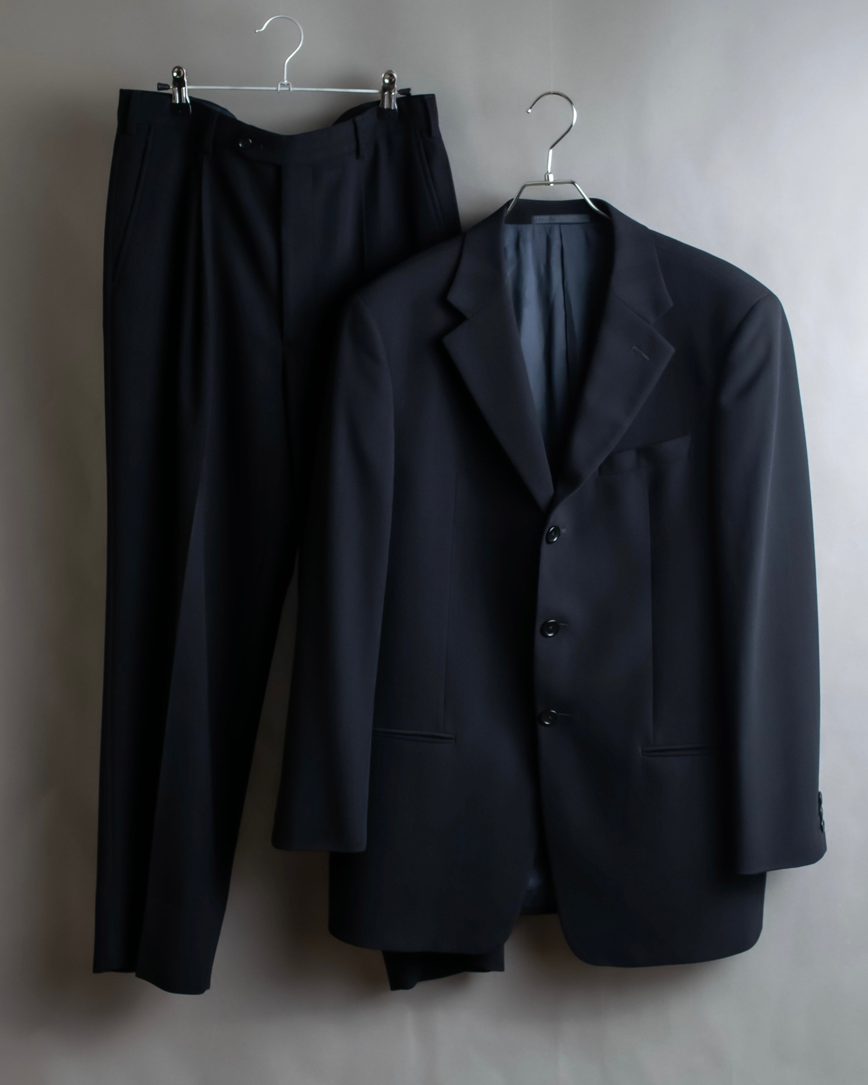 "ARMANI COLLEZIONI" Herringbone weave classical detail set up