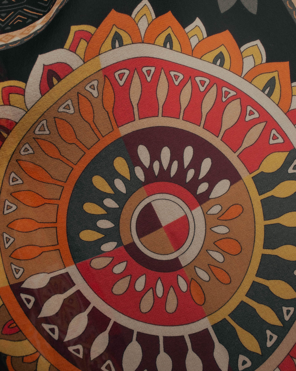 "Salvatore Ferragamo" 2010's Geometric tribal print silk scarf