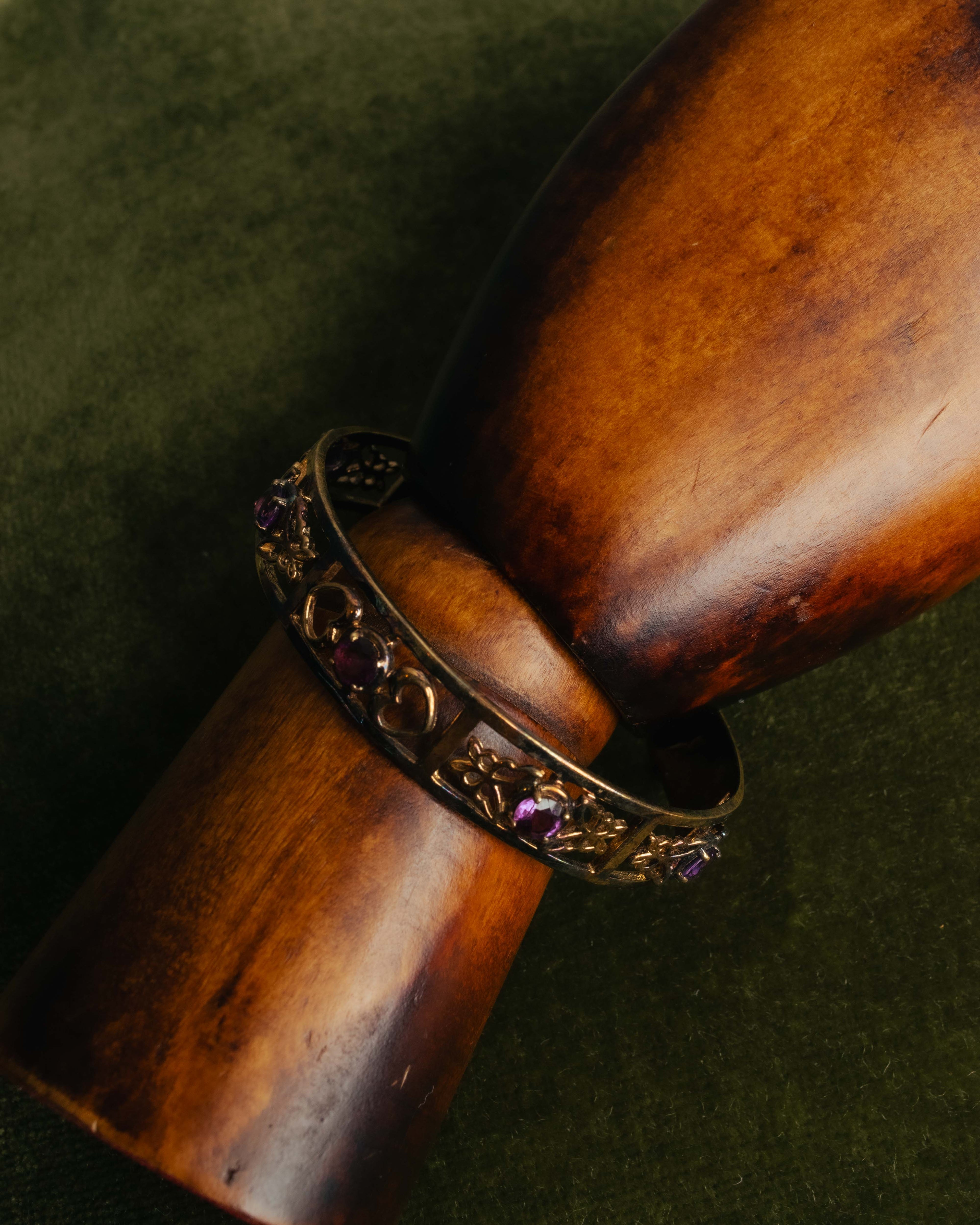 “Hanae Mori” 1989 Butterfly sterling cuff bangle
