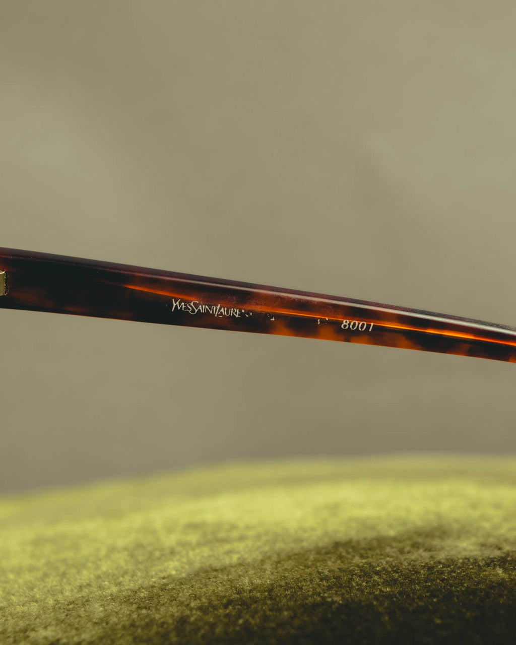 "Yves Saint Laurent" 80's Oversized tortoiseshell square sunglasses