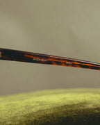 "Yves Saint Laurent" 80's Oversized tortoiseshell square sunglasses