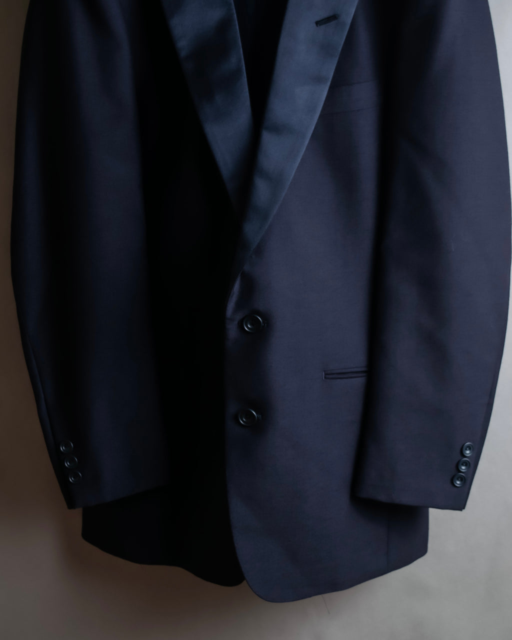 "CHRISTIAN DIOR MONSIEUR" Satin switching design tuxedo dress set up