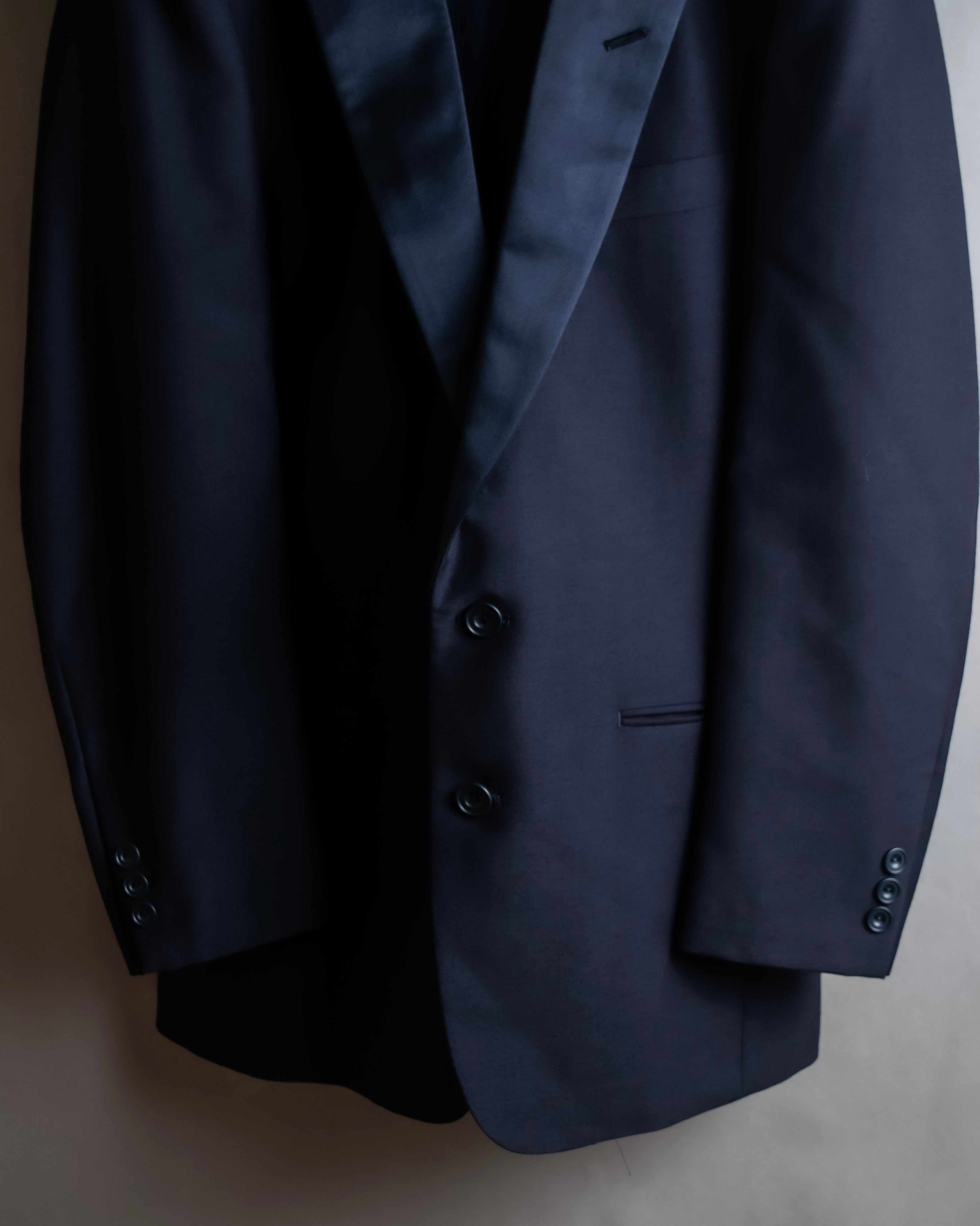 "CHRISTIAN DIOR MONSIEUR" Satin switching design tuxedo dress set up