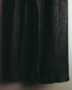 -SPECIAL- "Christian Dior" 00's Metallic silk blend fluid wide-leg trousers