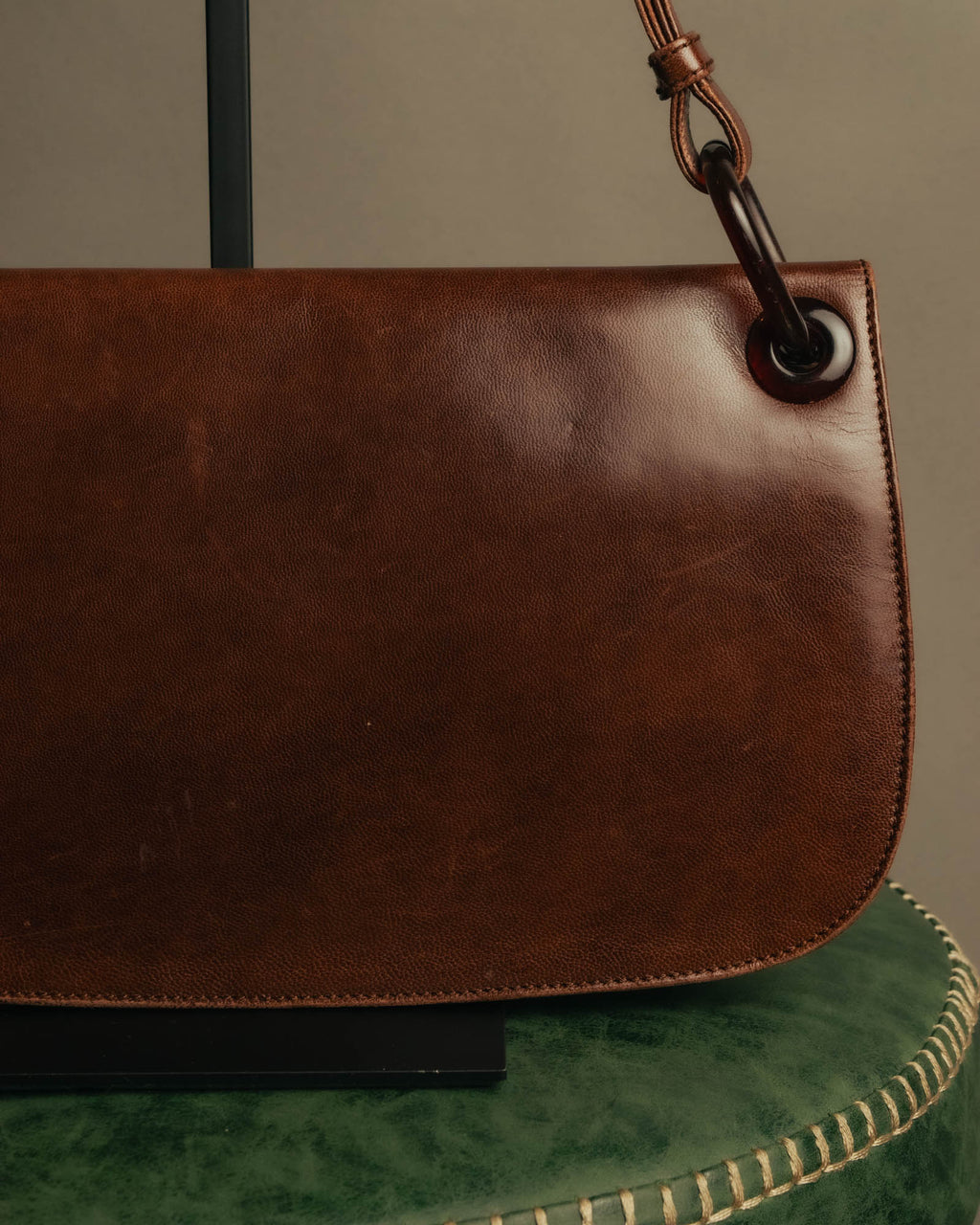 “PRADA” 2000’s Minimal leather shoulder bag