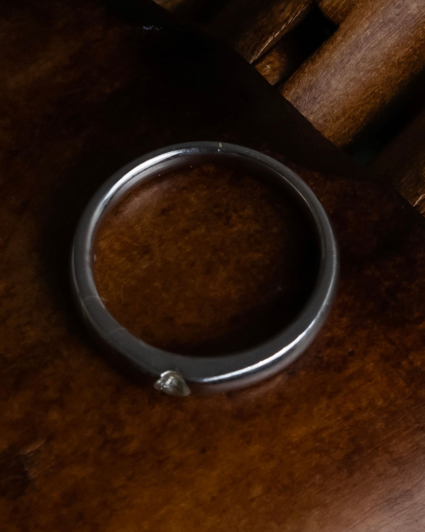 "Jewelry MAKI" 0.09 carat diamond silver ring