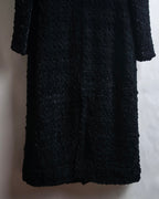 "GIORGIO ARMANI" Stand collar velour long coat