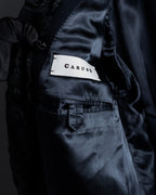 -SPECIAL- "CARUSO"
 Fur collar design belted melton coat