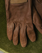 -SPECIAL- “HERMÈS” 80’s-90’s Chaine d’ancre leather gloves