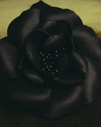 "CHANEL" 80's-early 90's Sculptural camellia brooch